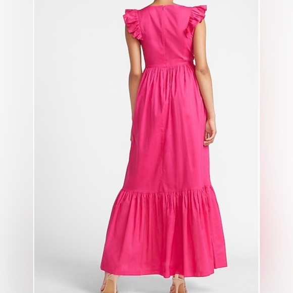 Ruffle sleeve maxi dress - Picture 2 of 7